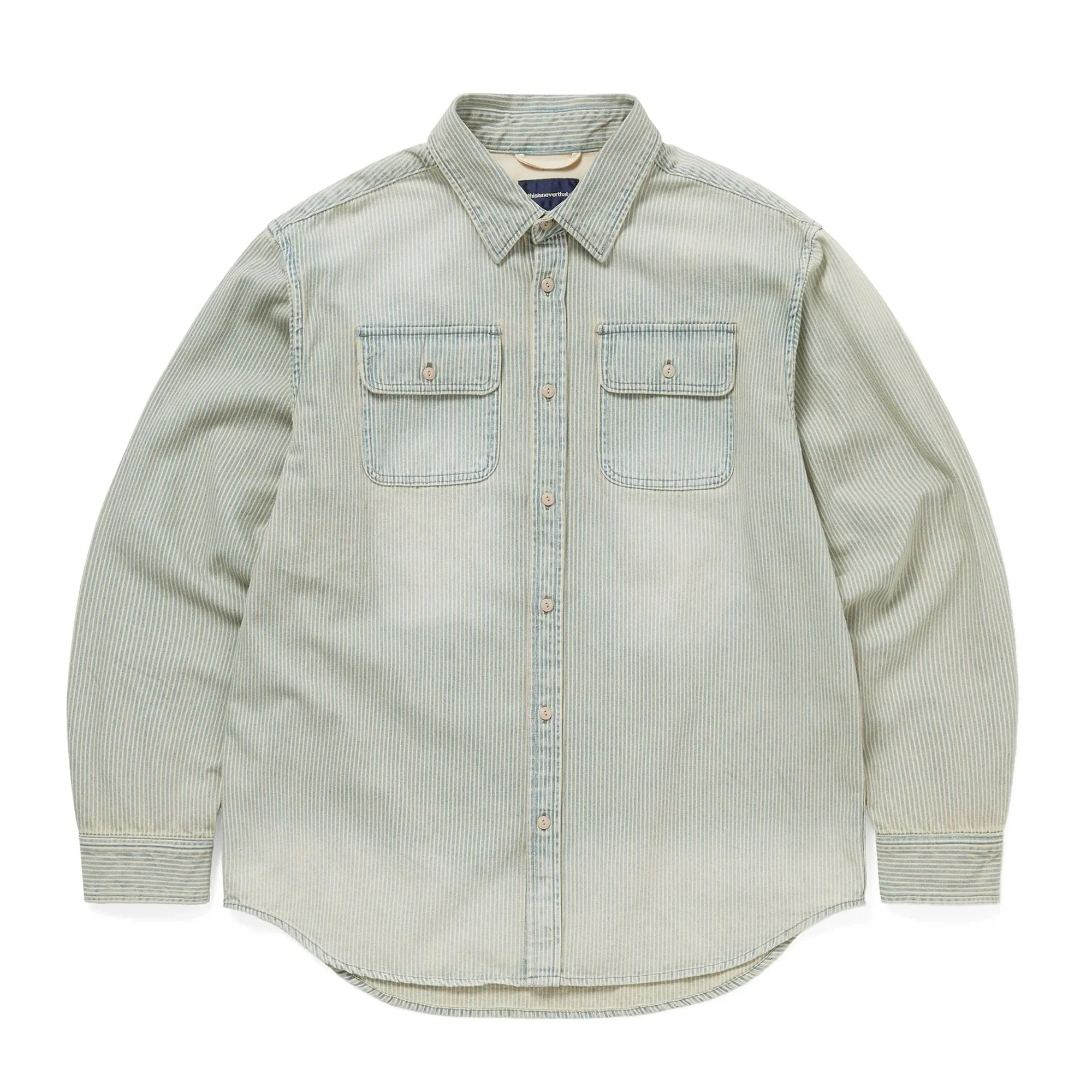 Hickory Denim Shirt - Washed Blue