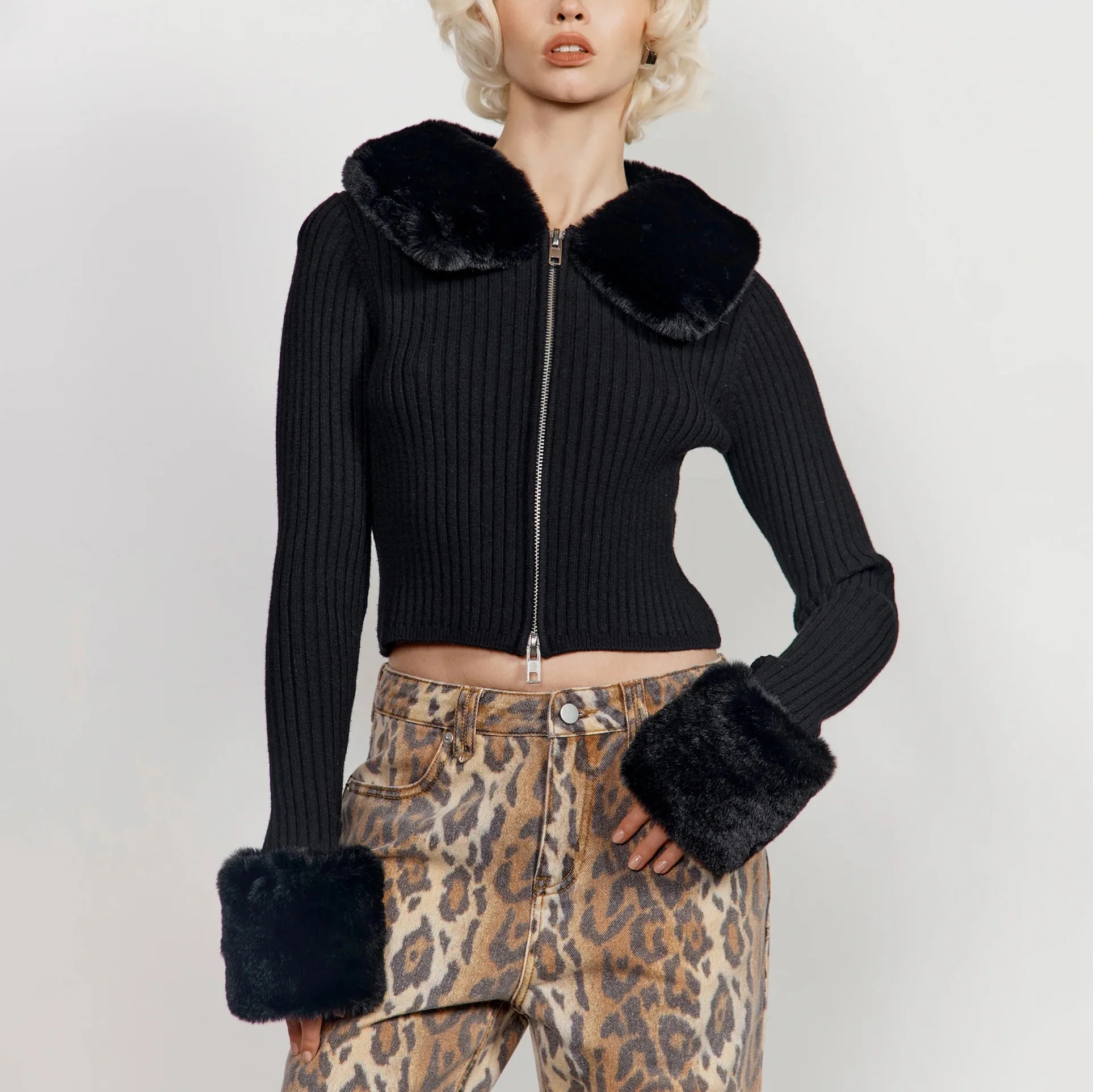 W' Peggy Cardigan - Sable - Image 2