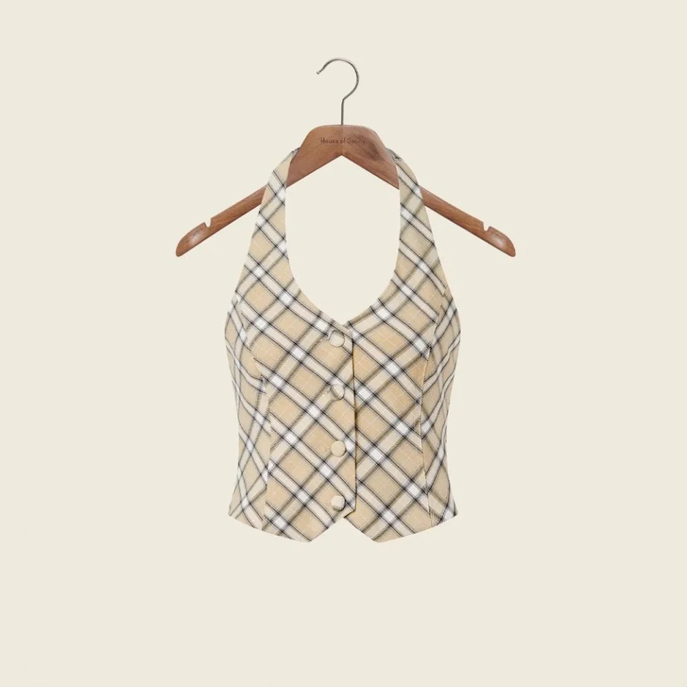 Sloane Check Waistcoat - Multi