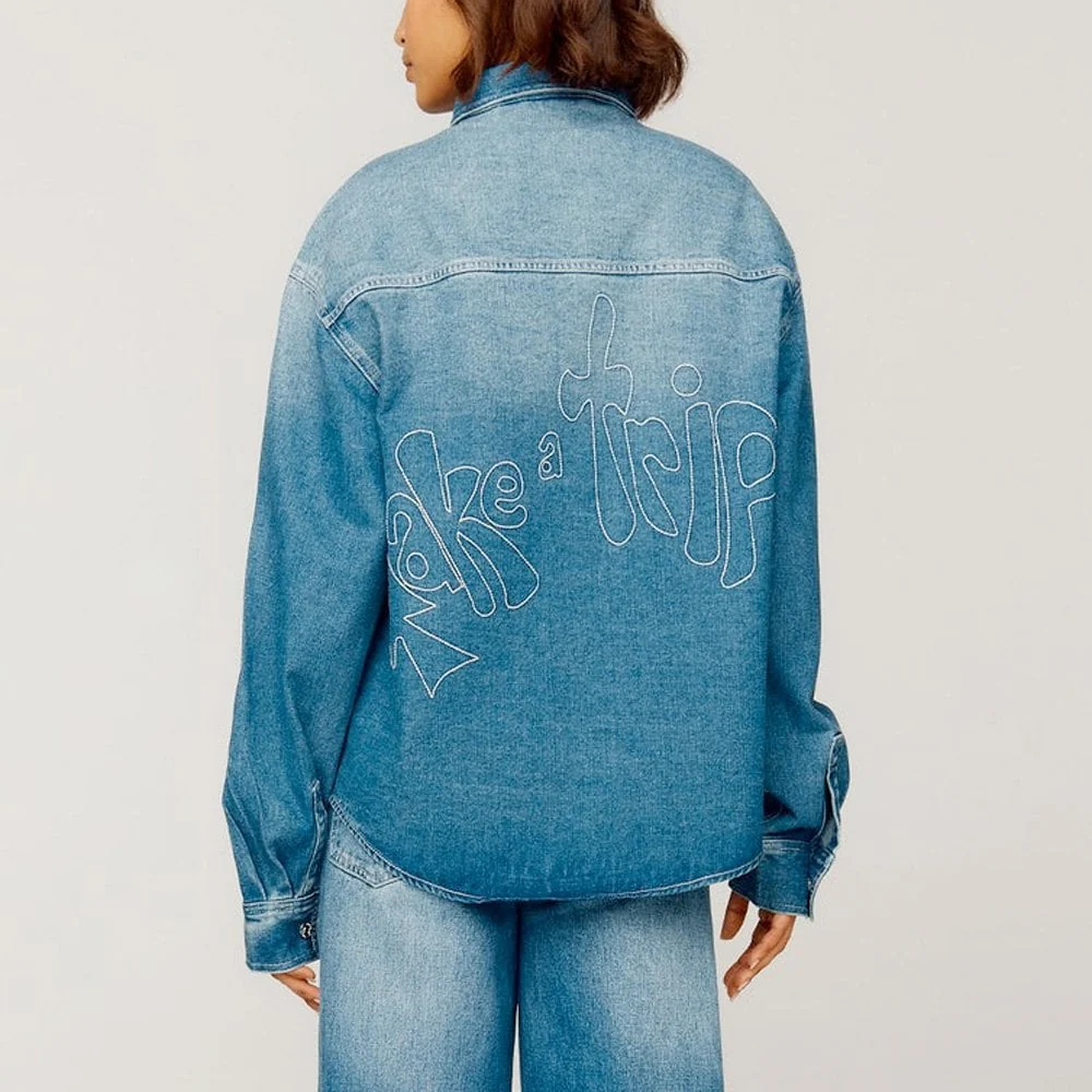 Take A Trip Topstitch Shirt - Image 5