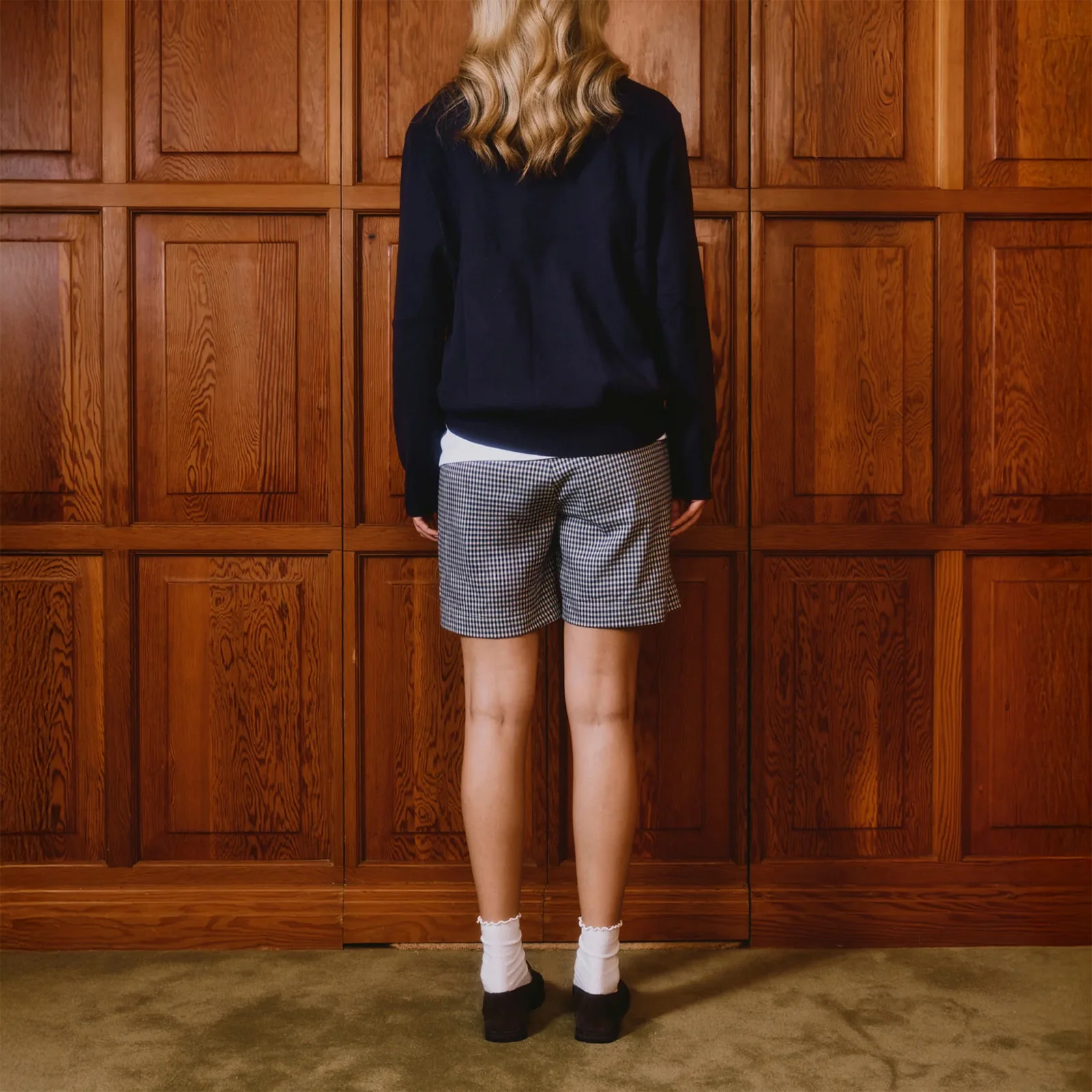 The Argyle Jumper - Navy - Image 3