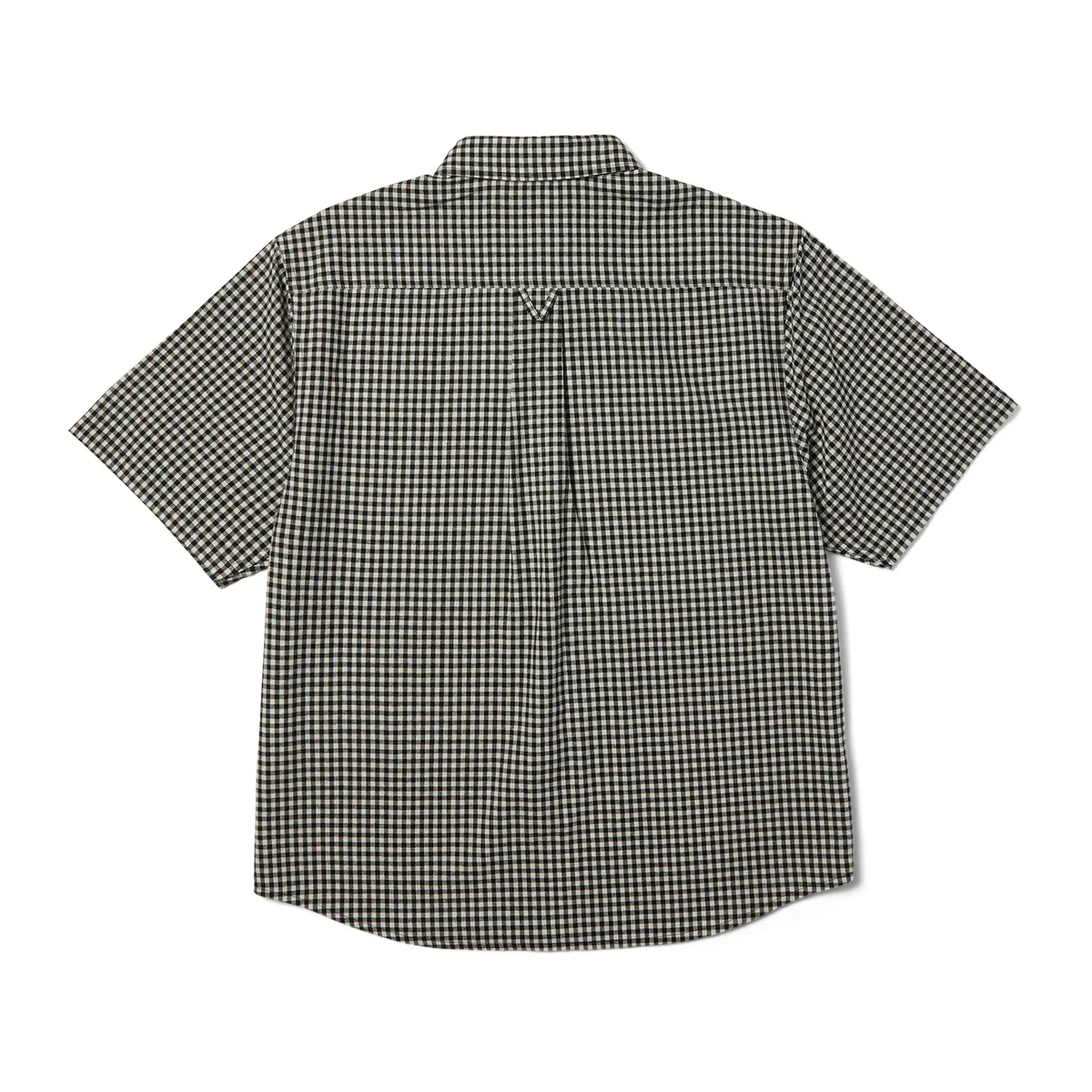 89 Micro Gingham SS Oxford Shirt - Black/White - Image 2