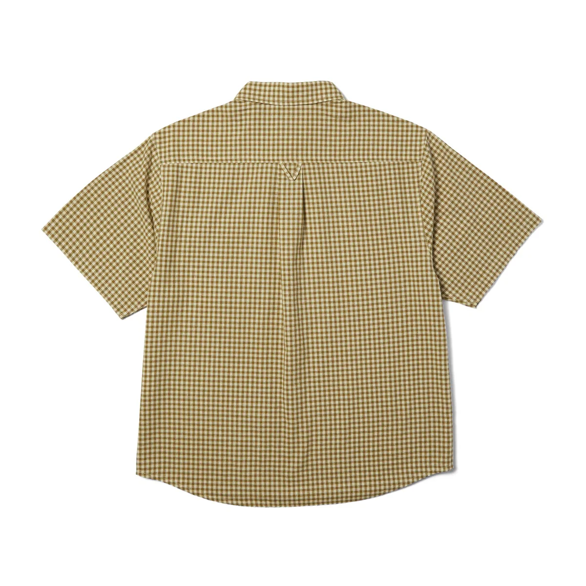 89 Micro Gingham SS Oxford Shirt - Natural - Image 2