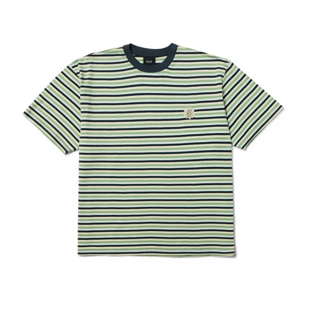 Apollo Striped S/S Knit Tee - Blue