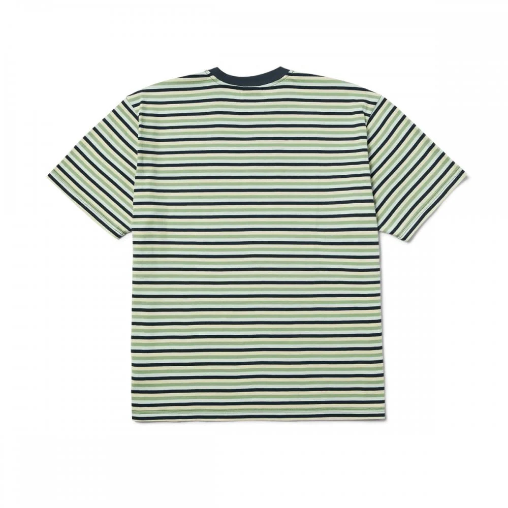 Apollo Striped S/S Knit Tee - Blue - Image 2