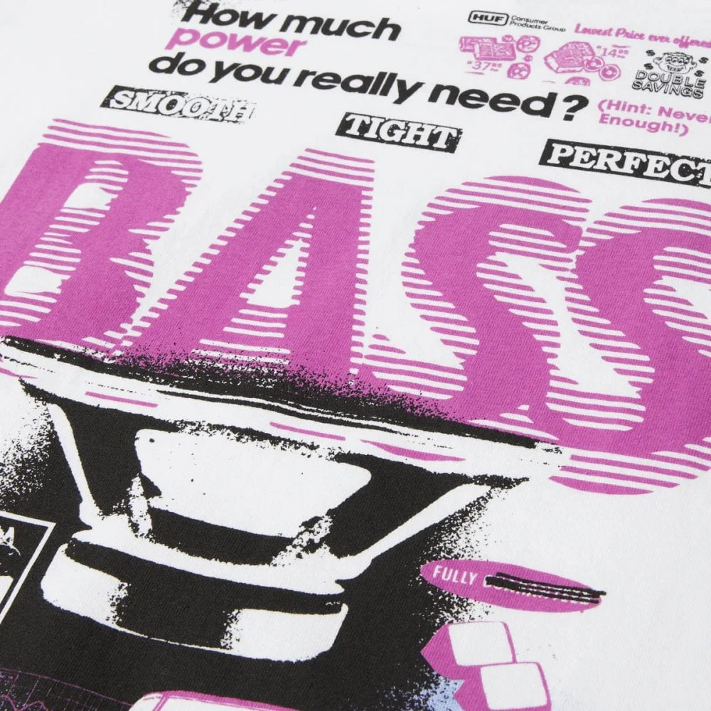 Bass Power S/S Tee - White - Image 3