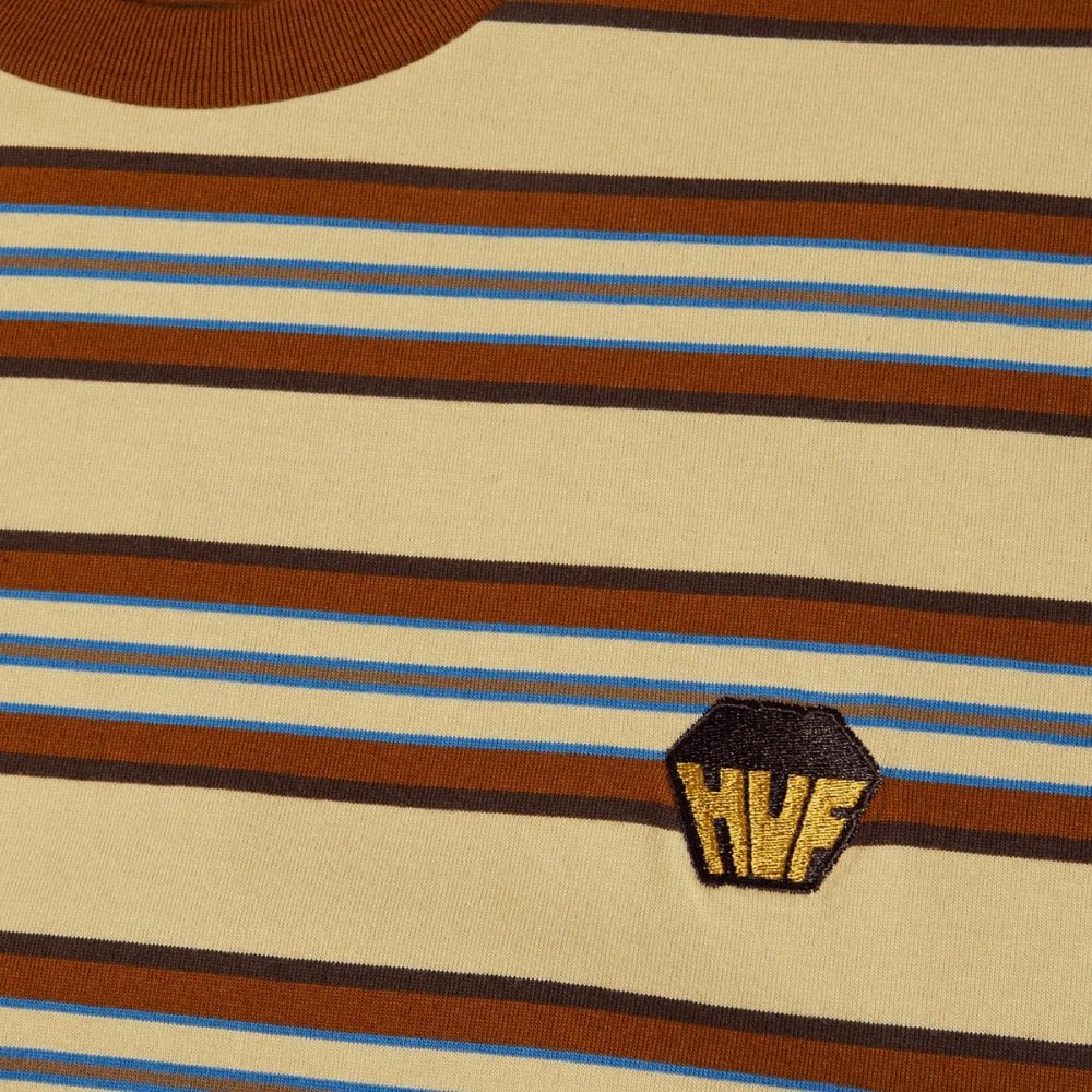 Big Block Stripe S/S Boxy Tee - Clay - Image 3