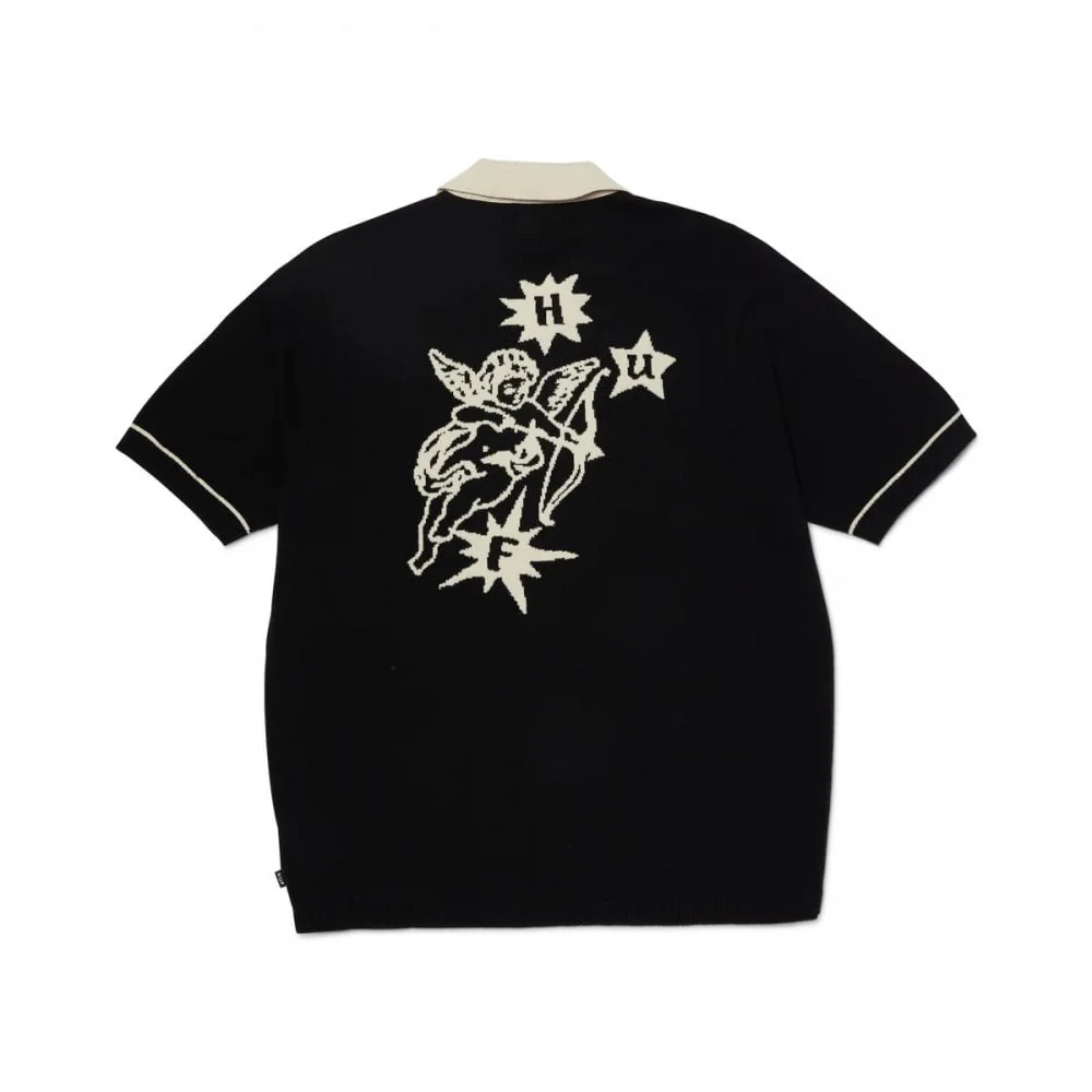 Icarus S/S Knit Top - Black - Image 2