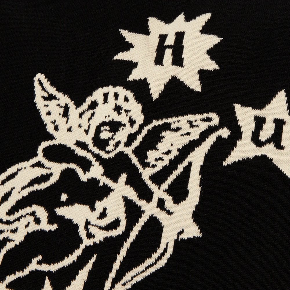 Icarus S/S Knit Top - Black - Image 4