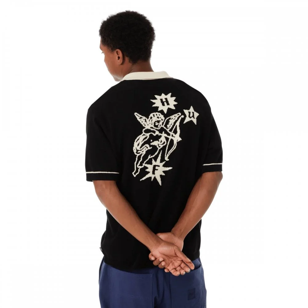 Icarus S/S Knit Top - Black - Image 6
