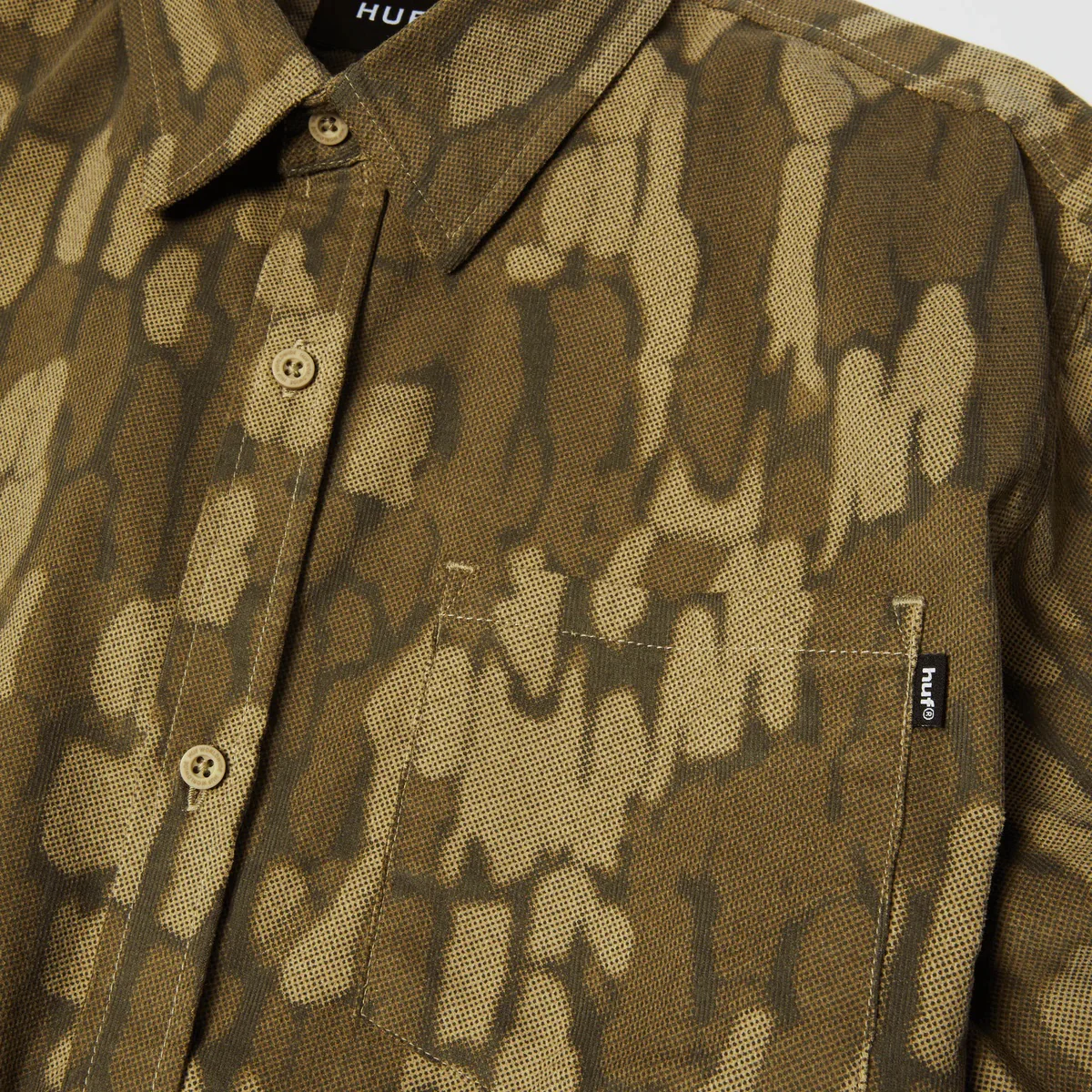Warped Camo Corduroy Shirt - Muted Camo - Image 3
