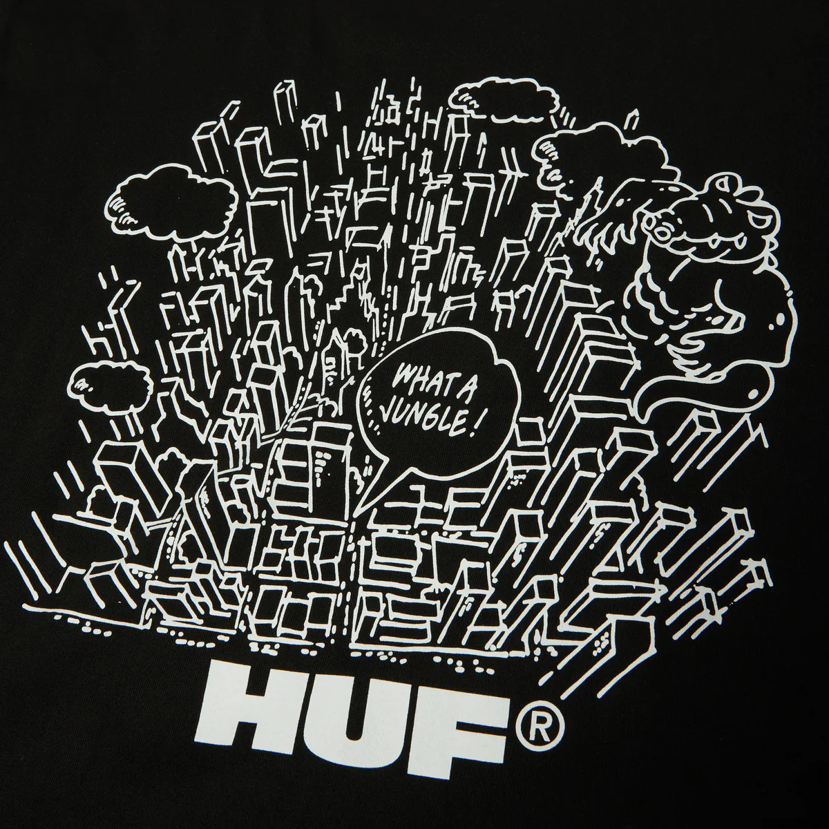 What A Jungle S/S Tee - Black - Image 3