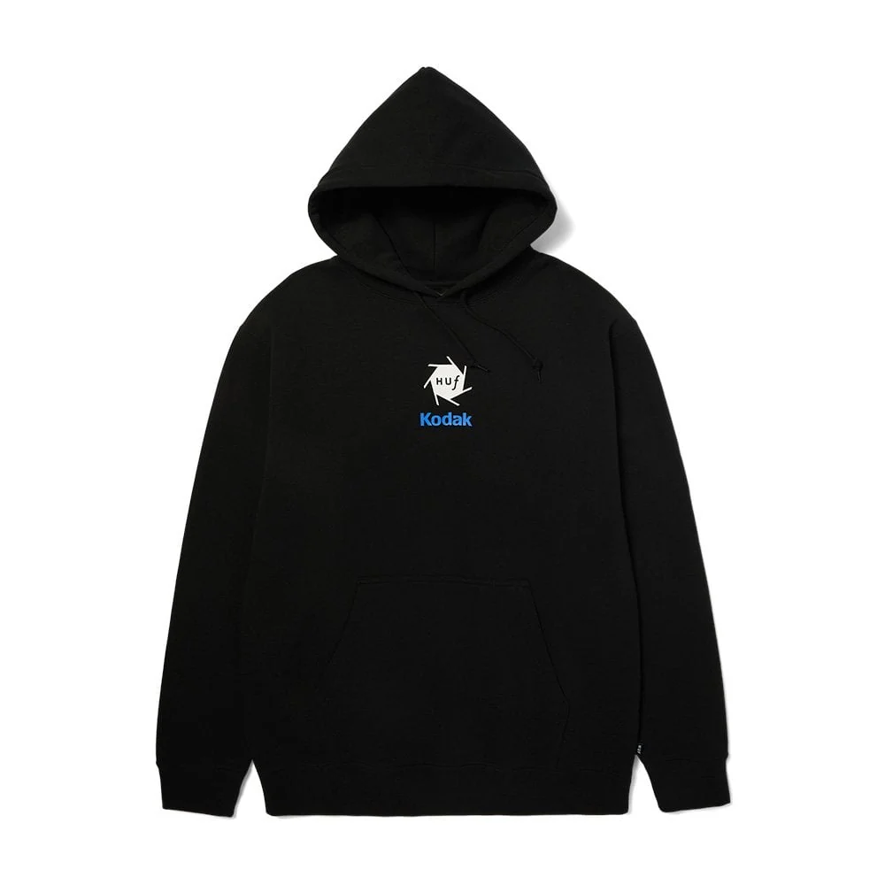 HUF X Kodak Invention Pullover Hoodie - Black