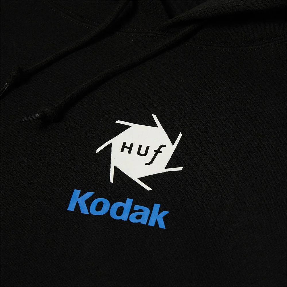 HUF X Kodak Invention Pullover Hoodie - Black - Image 3