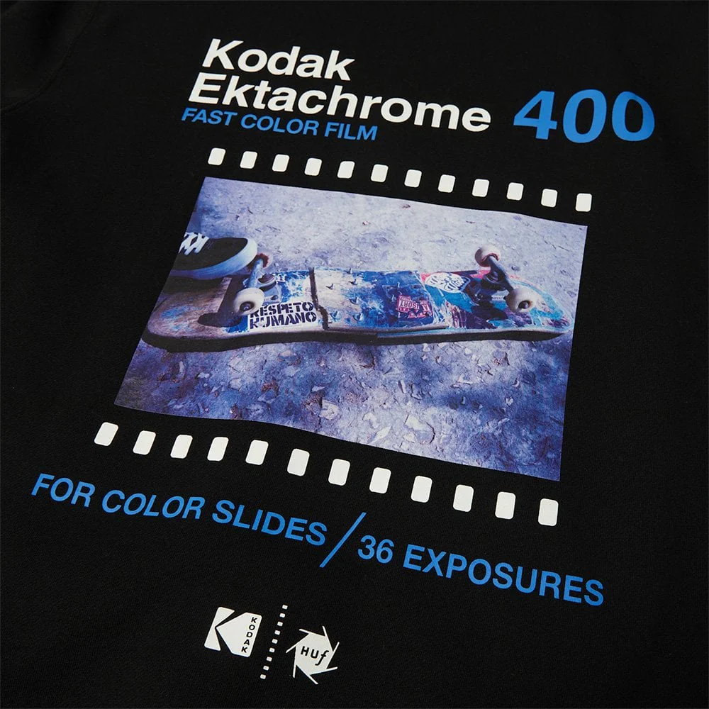 HUF X Kodak Invention Pullover Hoodie - Black - Image 4