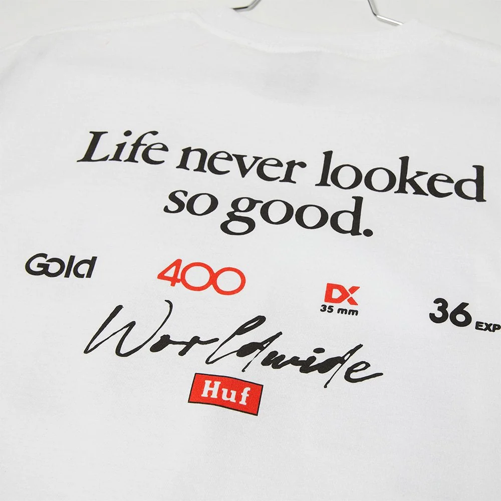 HUF X Kodak Rear View S/S Tee - White - Image 4