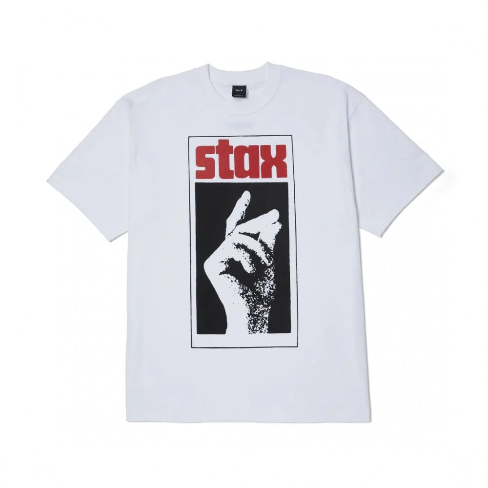 HUF x Stax Snap T-Shirt - White