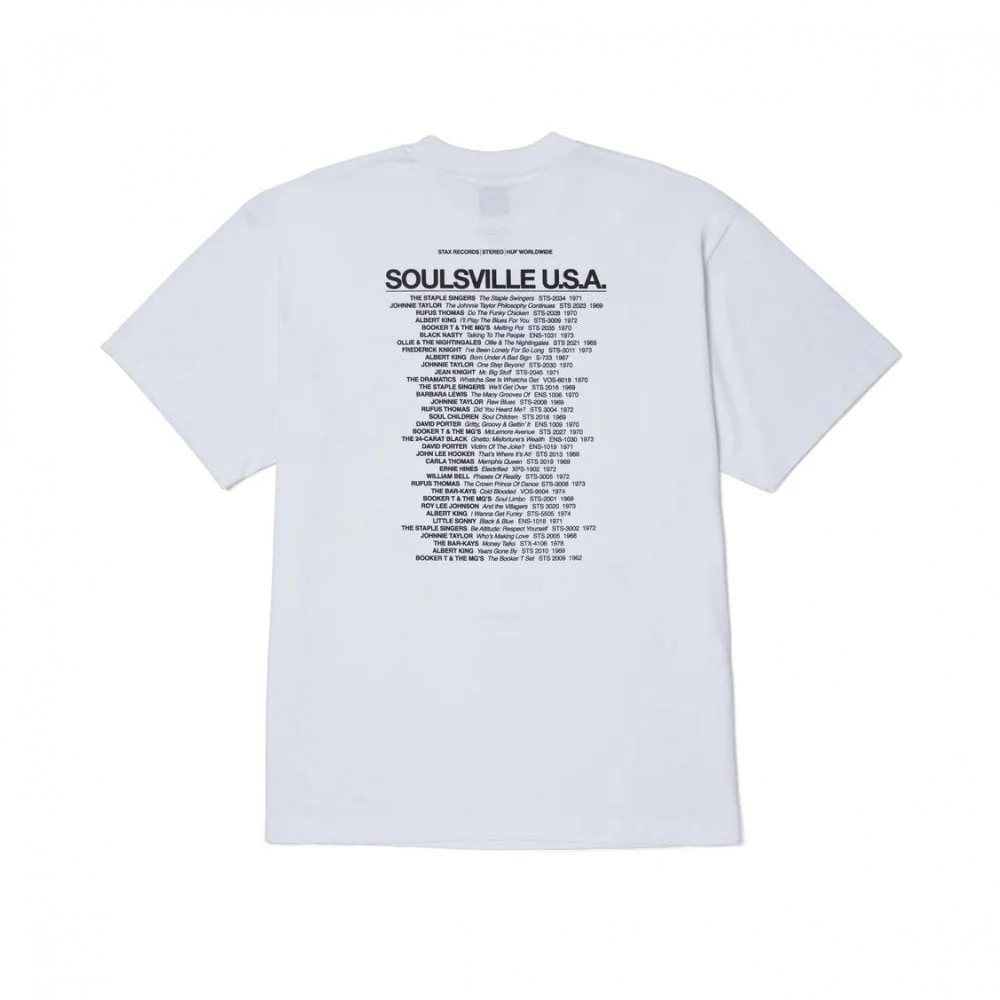 HUF x Stax Soulsville USA S/S Tee - White - Image 2