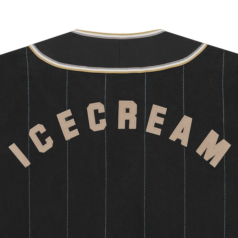 IC Baseball Jersey - Black - Image 5