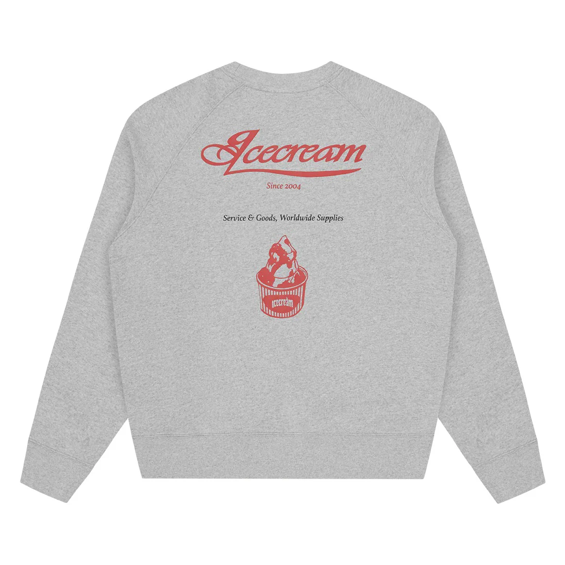 Parlor Crewneck - Heather Grey - Image 2