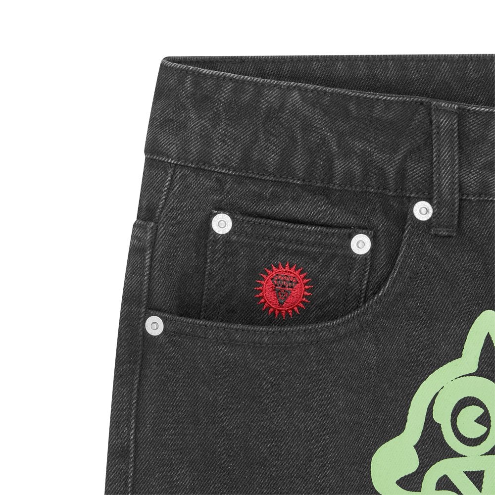 Running Dog Denim Pant - Black Denim - Image 4