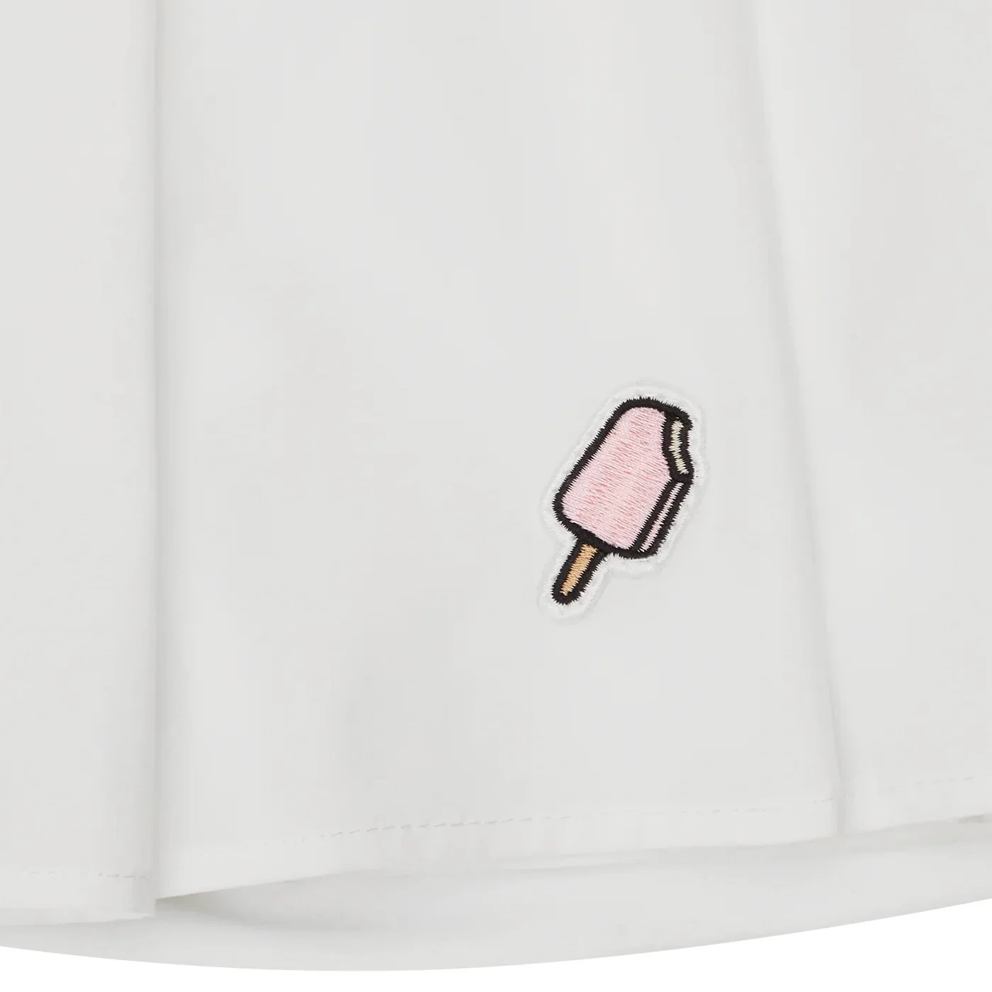 Soft Serve Pleated Skirt - White - Image 3
