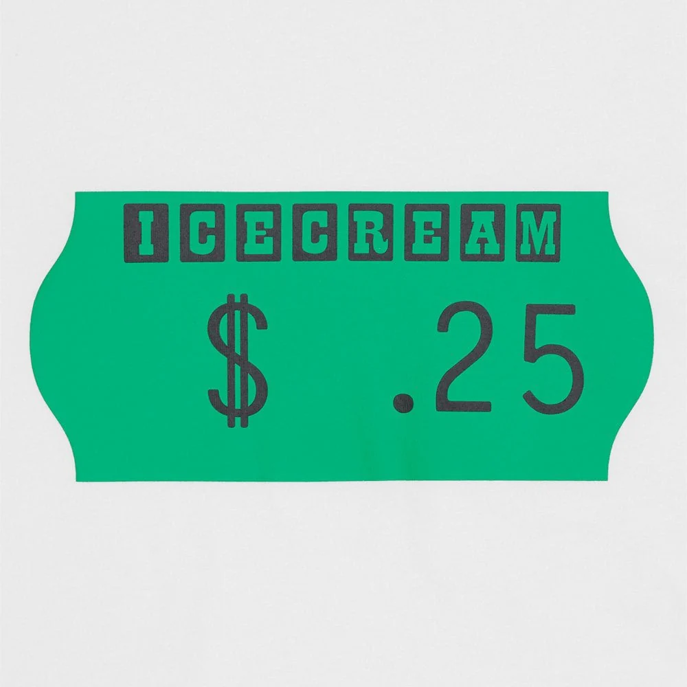 Sticker T-shirt - White - Image 3