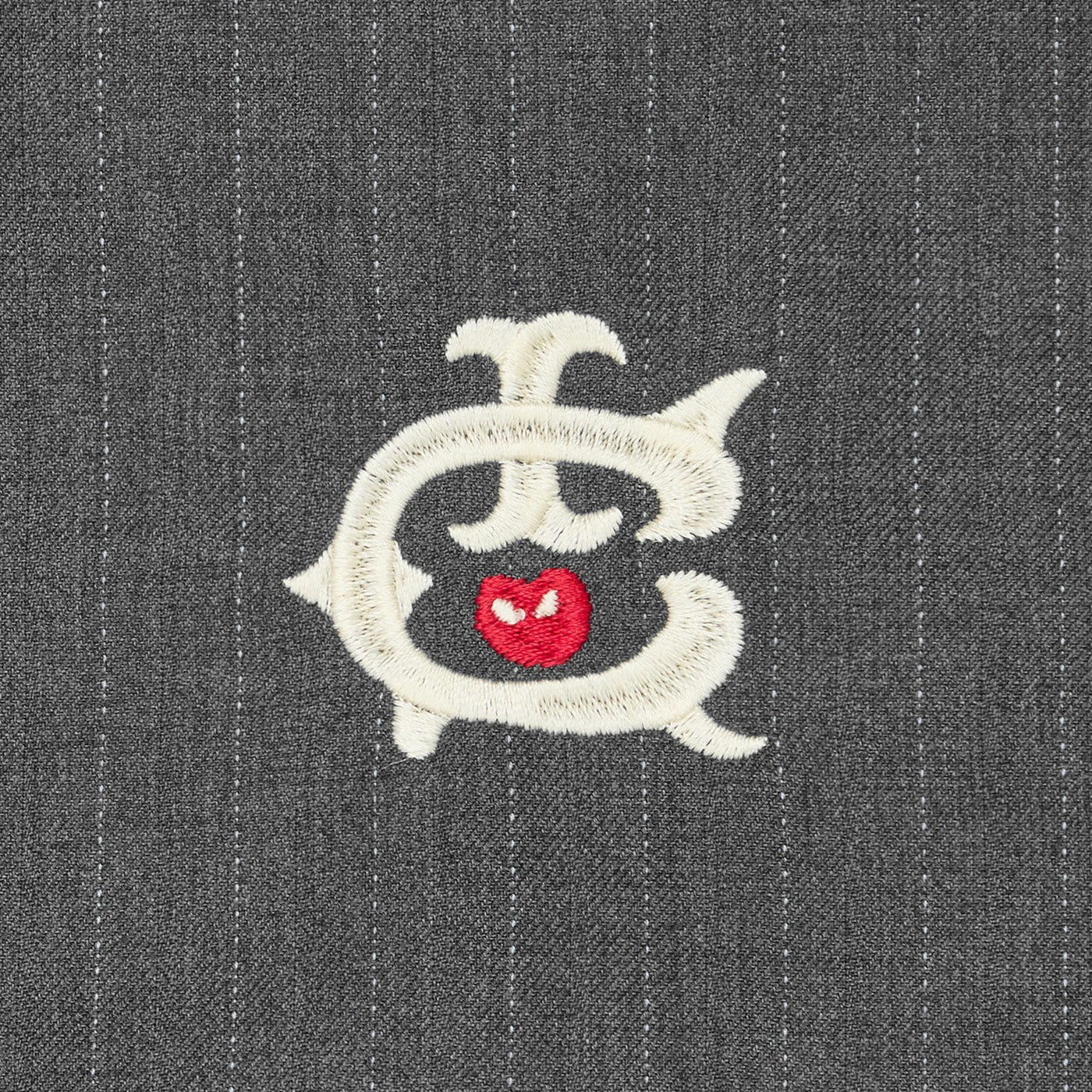 Team IC Pinstripe Track Jacket - Grey - Image 3