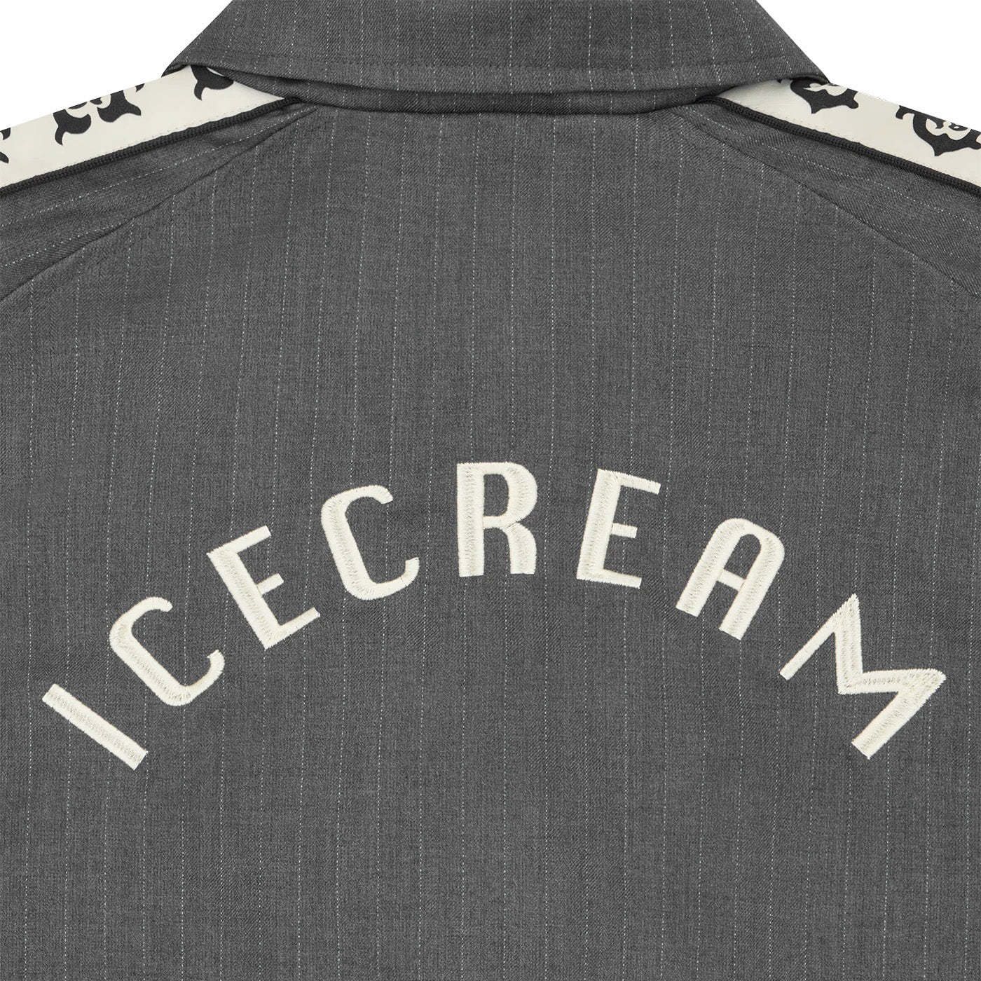 Team IC Pinstripe Track Jacket - Grey - Image 4