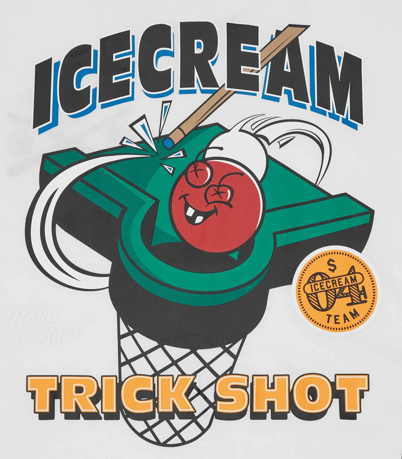 Trick Shot T-Shirt - White - Image 4