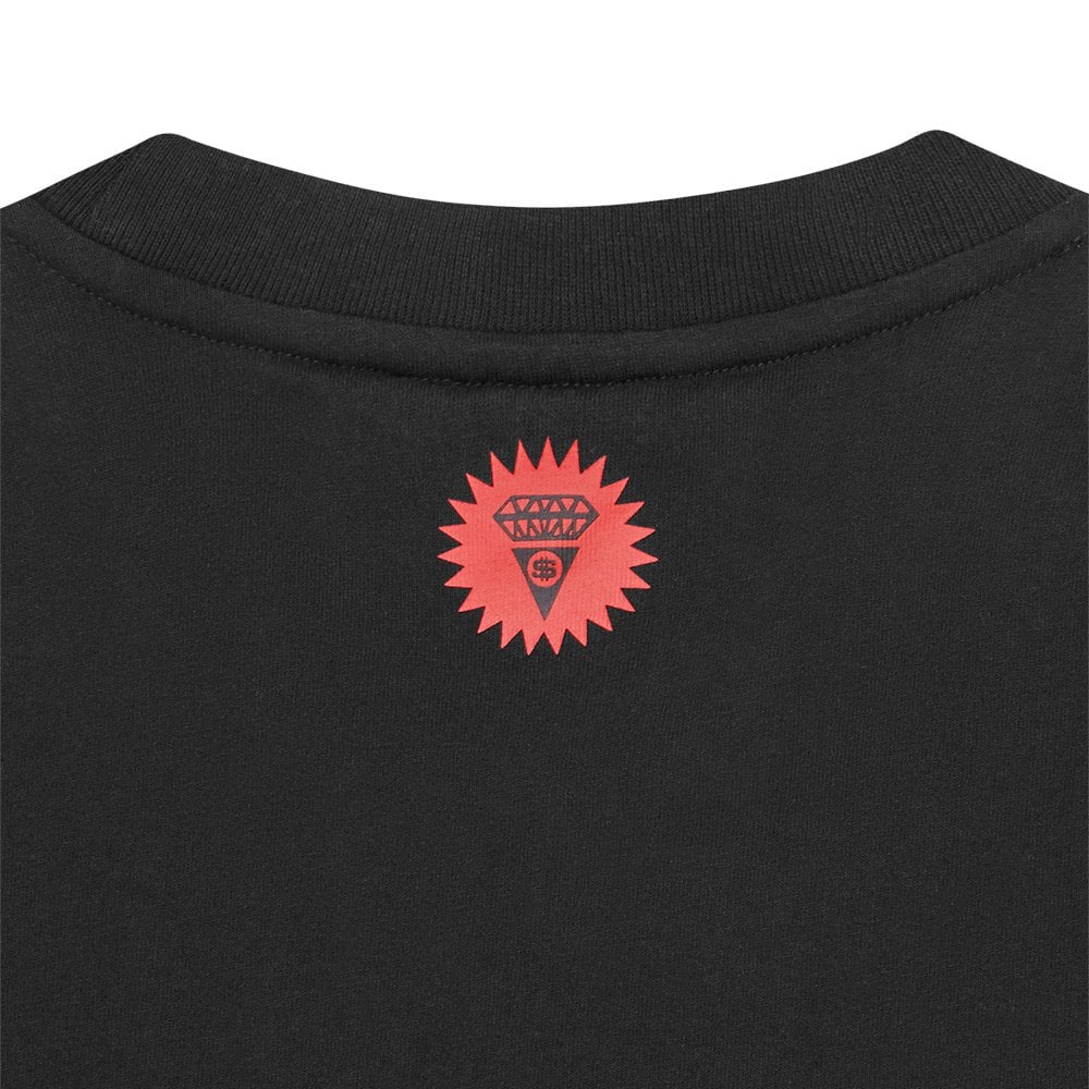 Woodland Camo Running Dog S/S Tee - Black - Image 4
