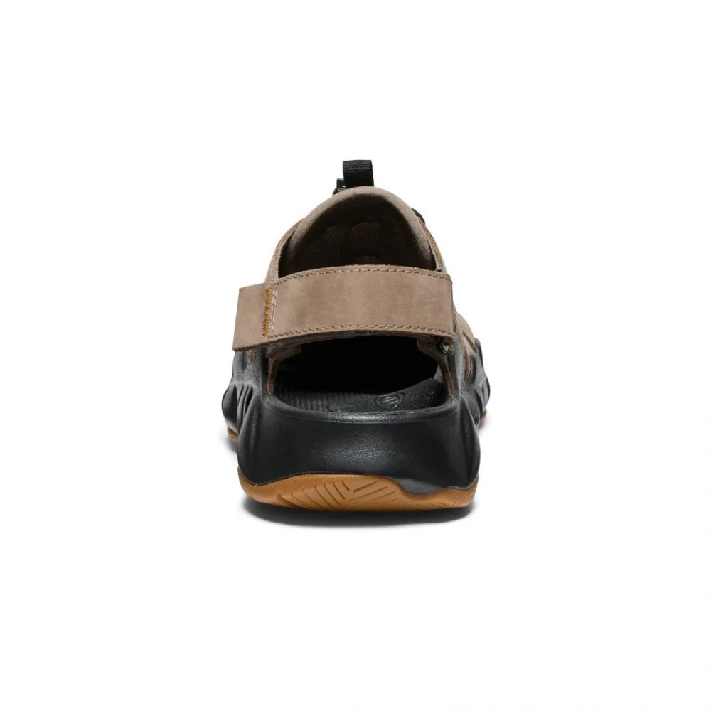 Men's Hyperport Fisherman Leather Sandal - Brindle / Oak Buff - Image 5
