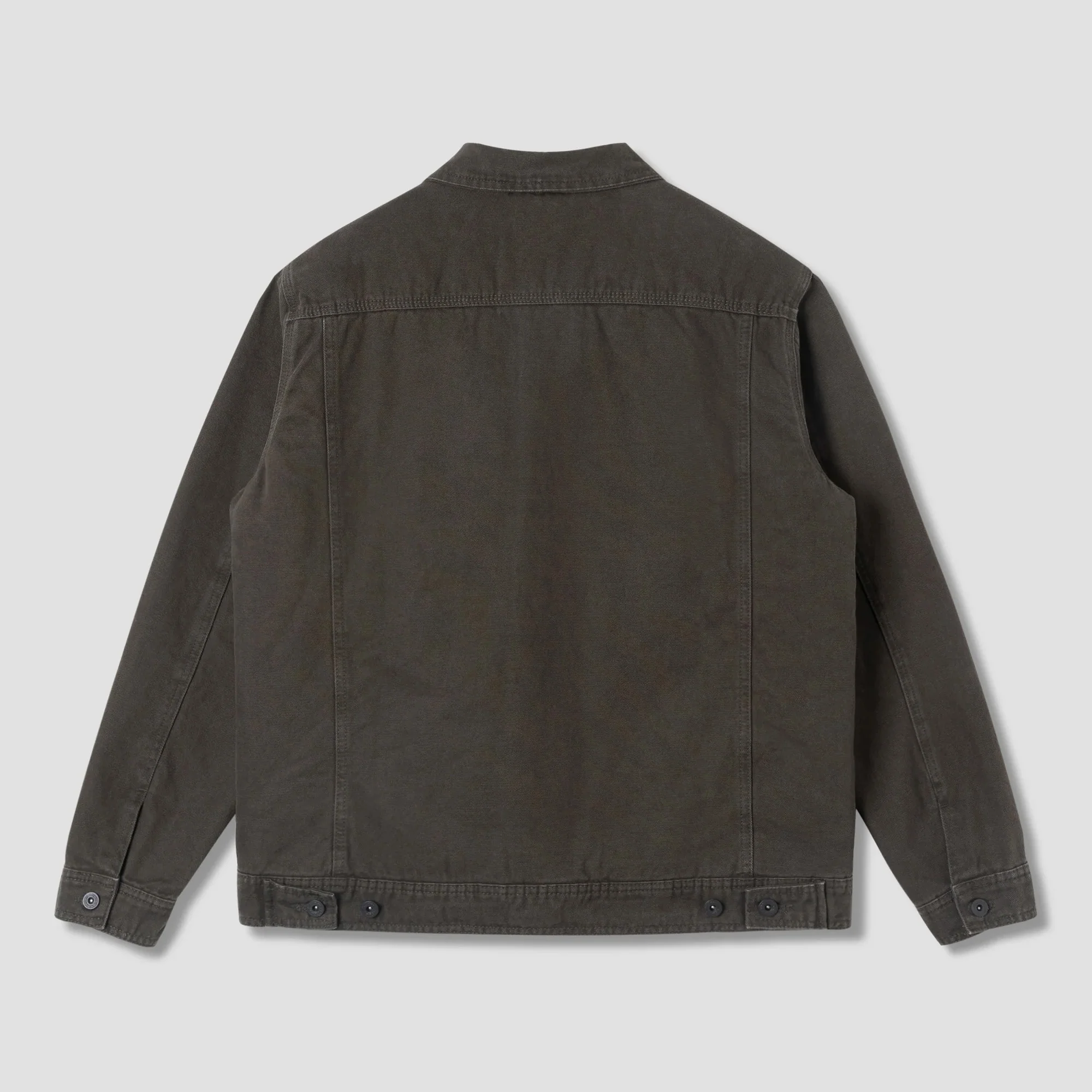Lined Trucker Jacket - Charcoal Duck - Image 2