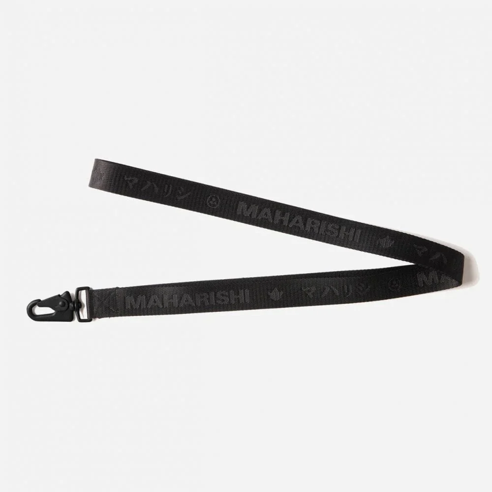 1300 Maharishi Carry Strap / XL Lanyard - Black - Image 2