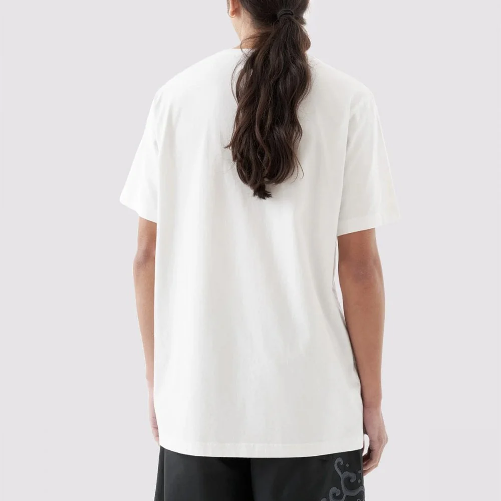 1305 Double Tigers Miltype T-shirt - White - Image 4