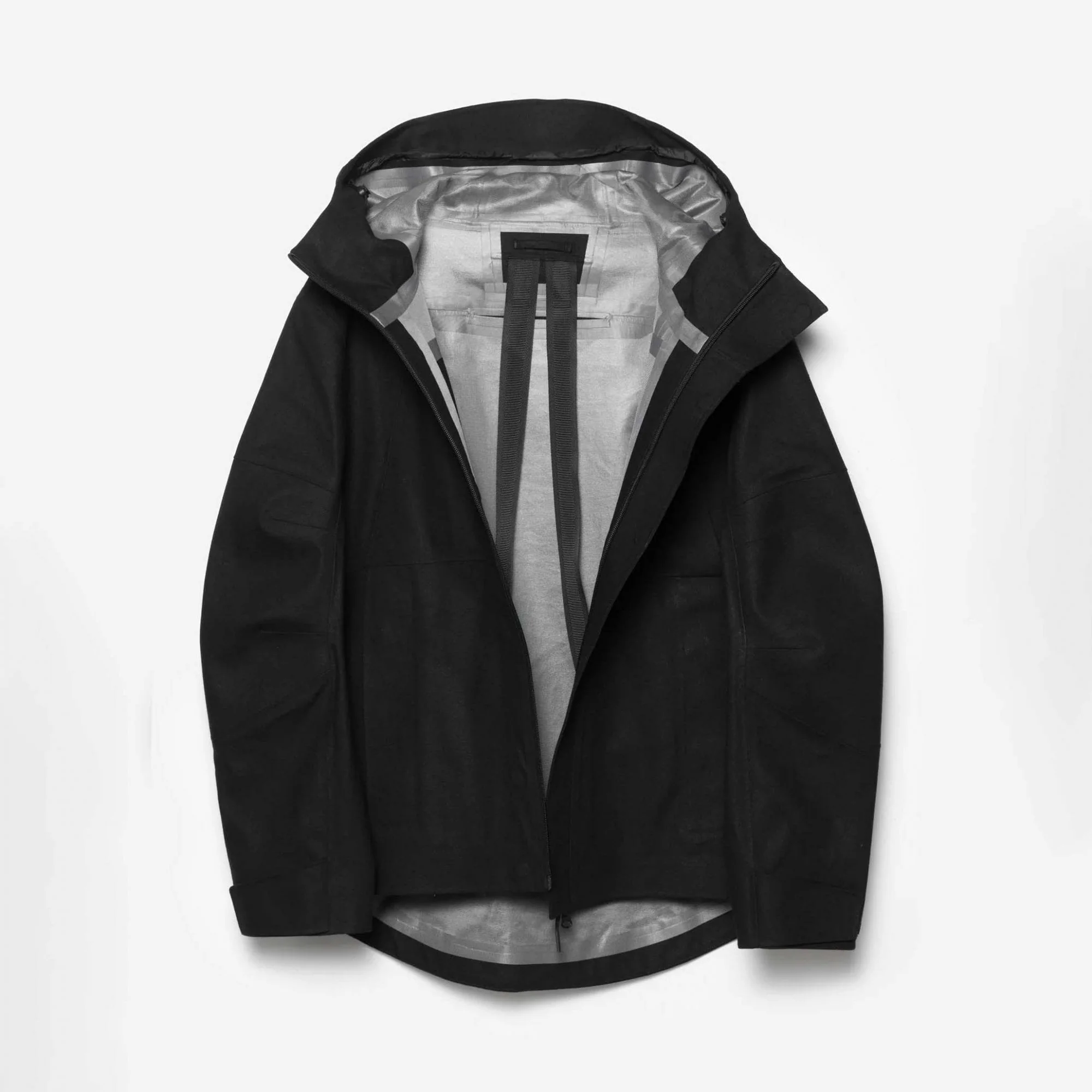 1586 Seam Sealed Hanbok Jacket - Black - Image 2