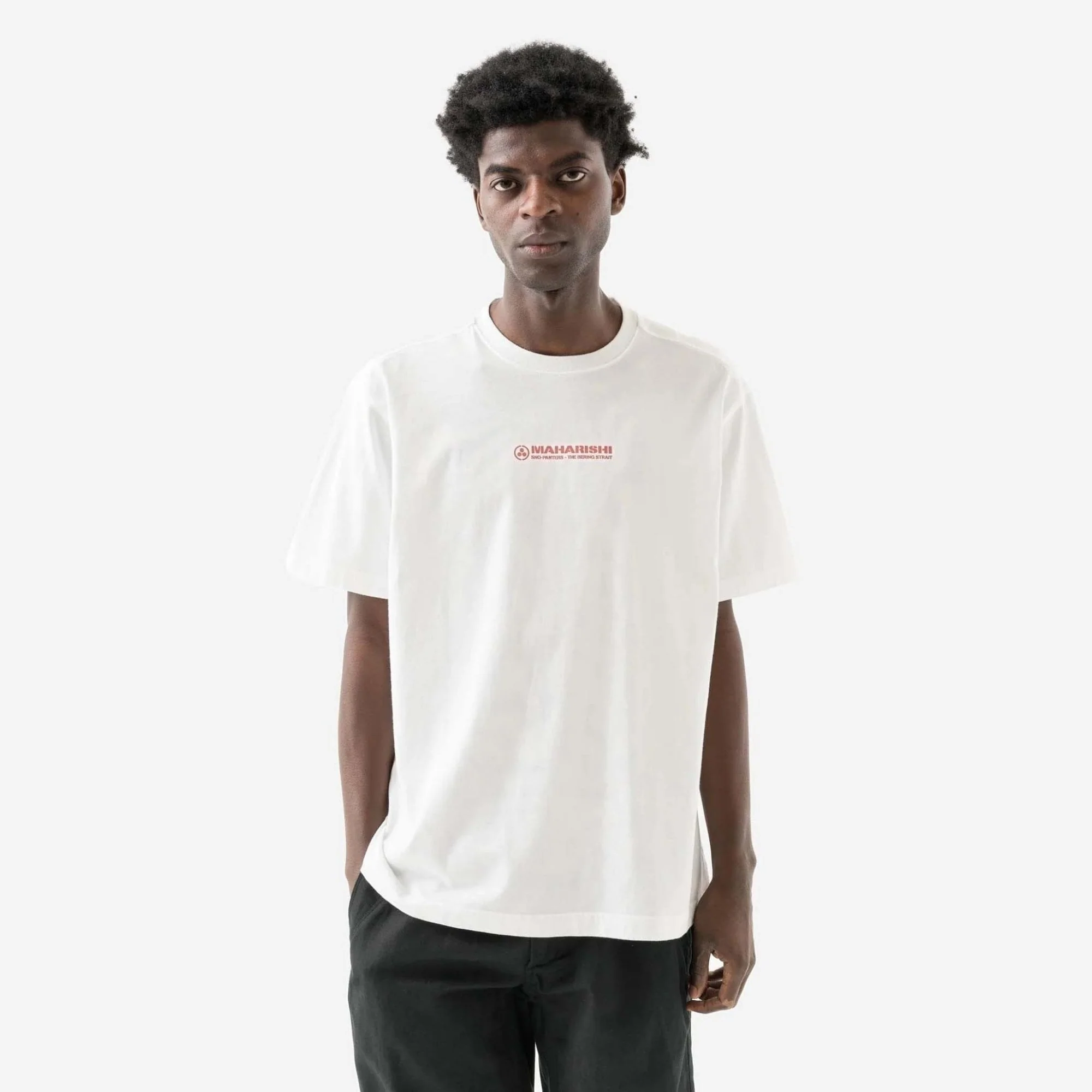 2201 Sno Panters Snowboard T-shirt - White - Image 3