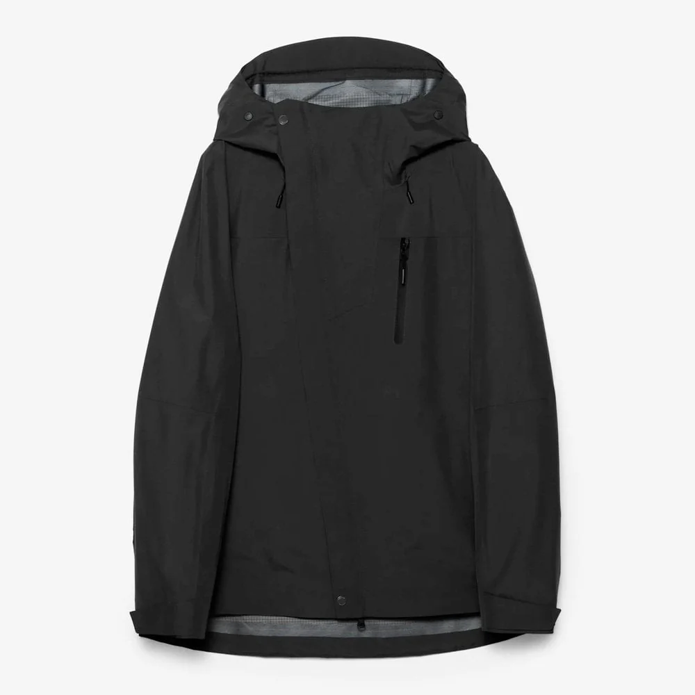 5030 Waterproof 3L Asym Storm Parka - Black
