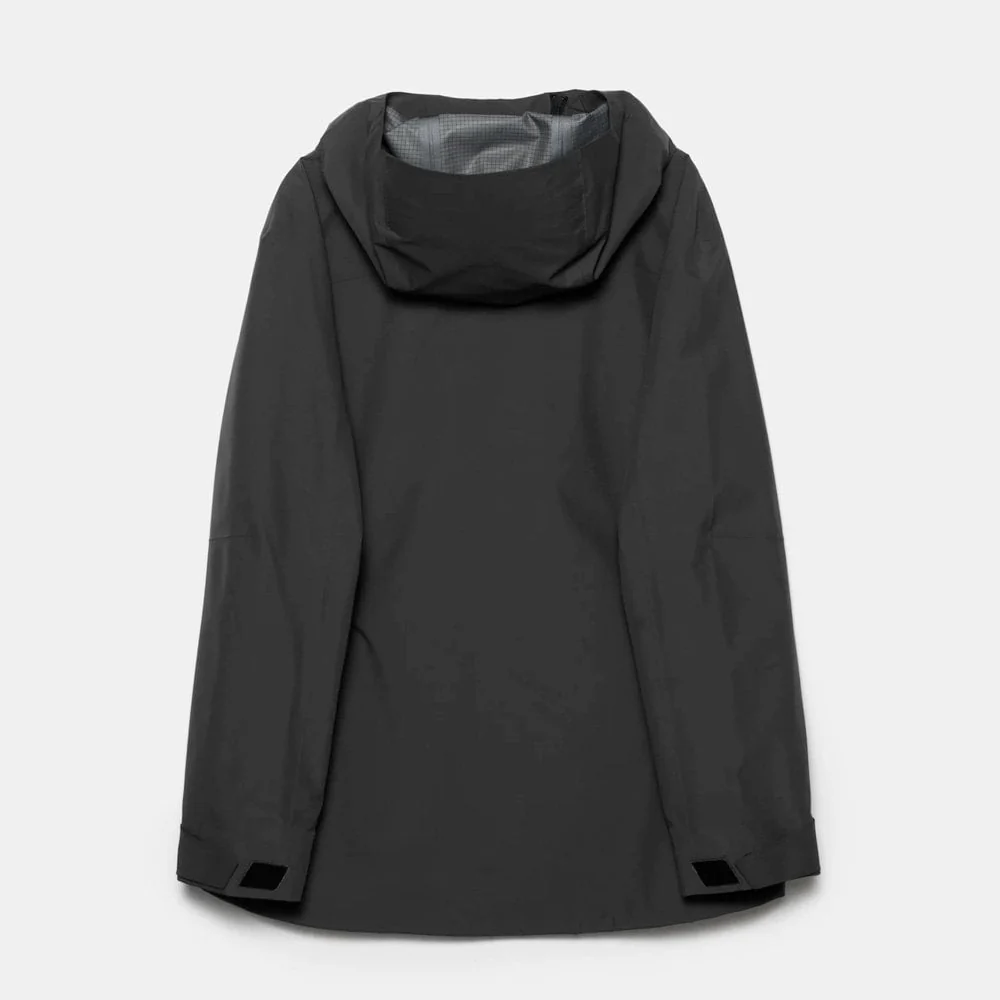 5030 Waterproof 3L Asym Storm Parka - Black - Image 2