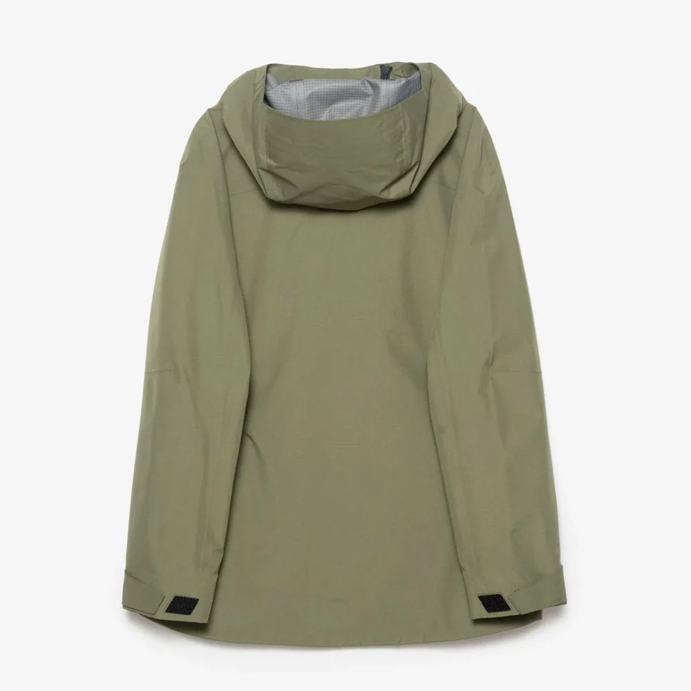 5030 Waterproof 3L Asym Storm Parka - Olive - Image 2