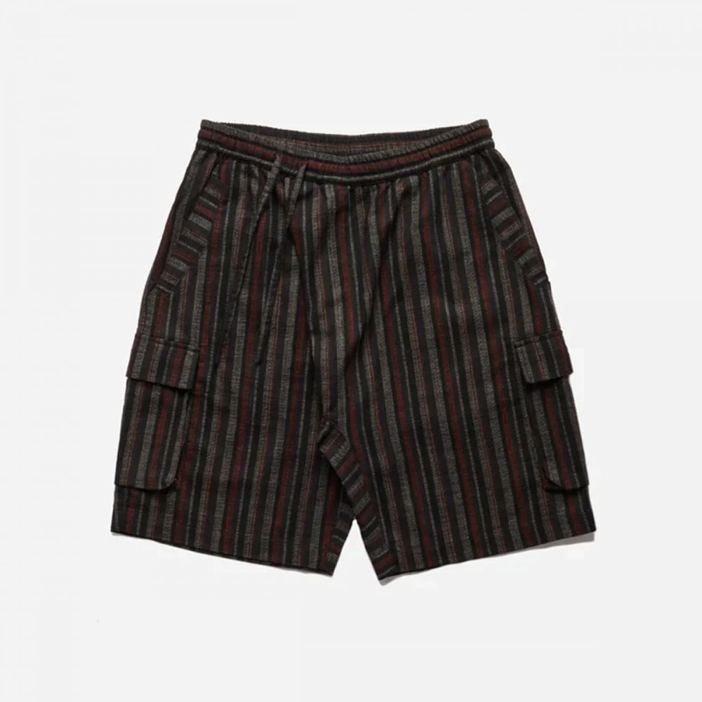 5117 Wagara Low Cargo Track Shorts - Black