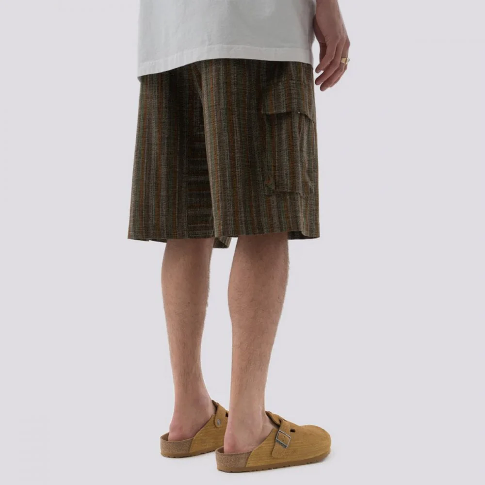 5117 Wagara Low Cargo Track Shorts - Olive - Image 4