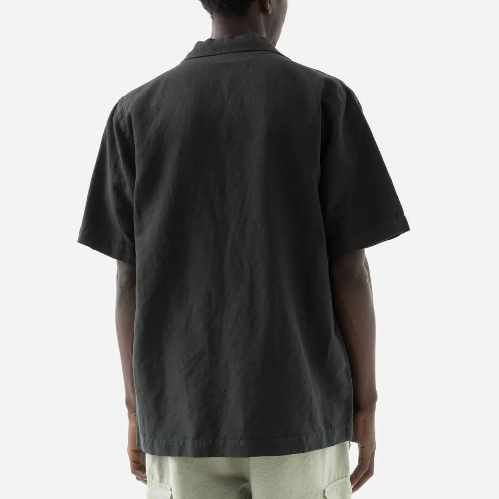 5211 Hemp Camp Collar Shirt - Black - Image 4