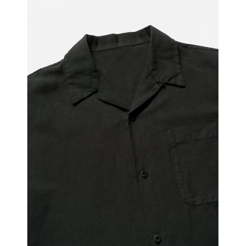 5211 Hemp Camp Collar Shirt - Black - Image 9