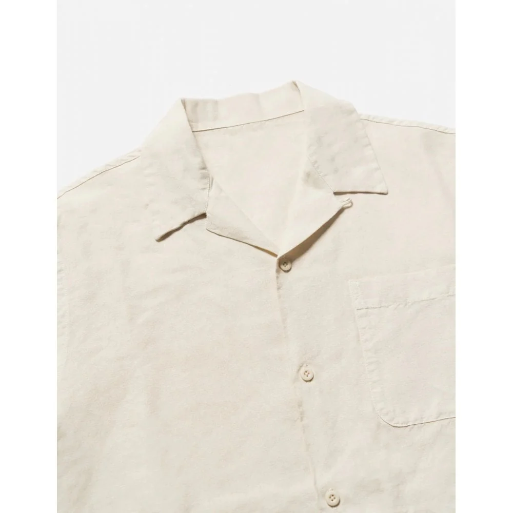 5211 Hemp Camp Collar Shirt - Ecru - Image 5