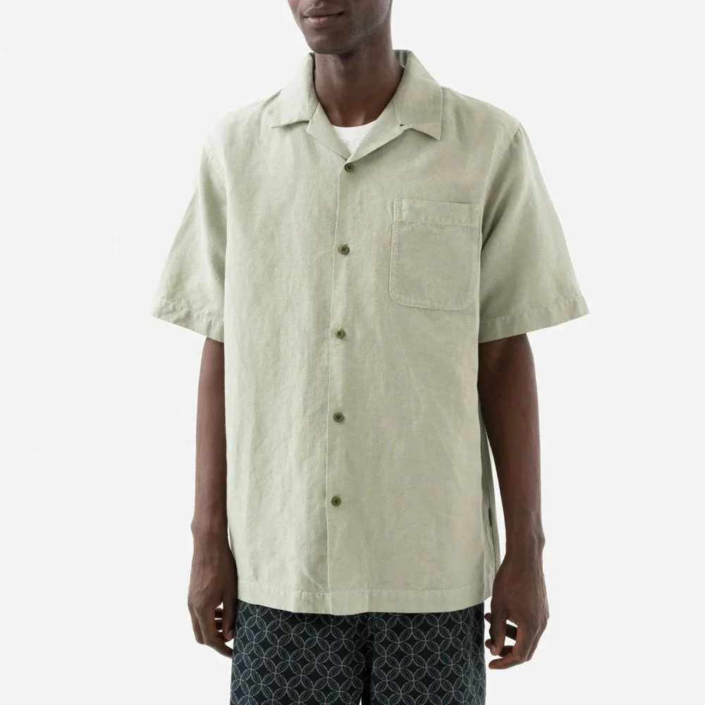 5211 Hemp Camp Collar Shirt - Sage - Image 3
