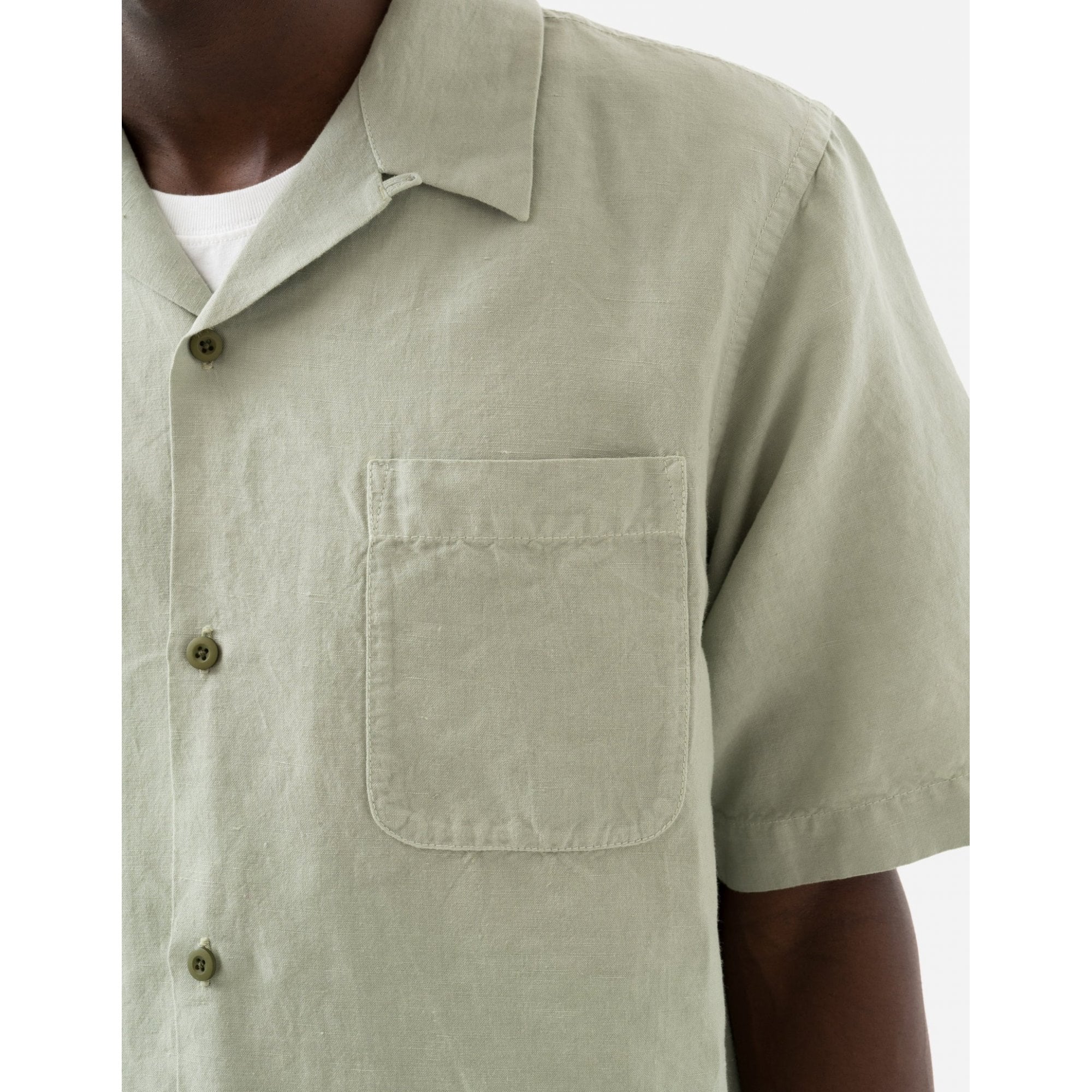 5211 Hemp Camp Collar Shirt - Sage - Image 5