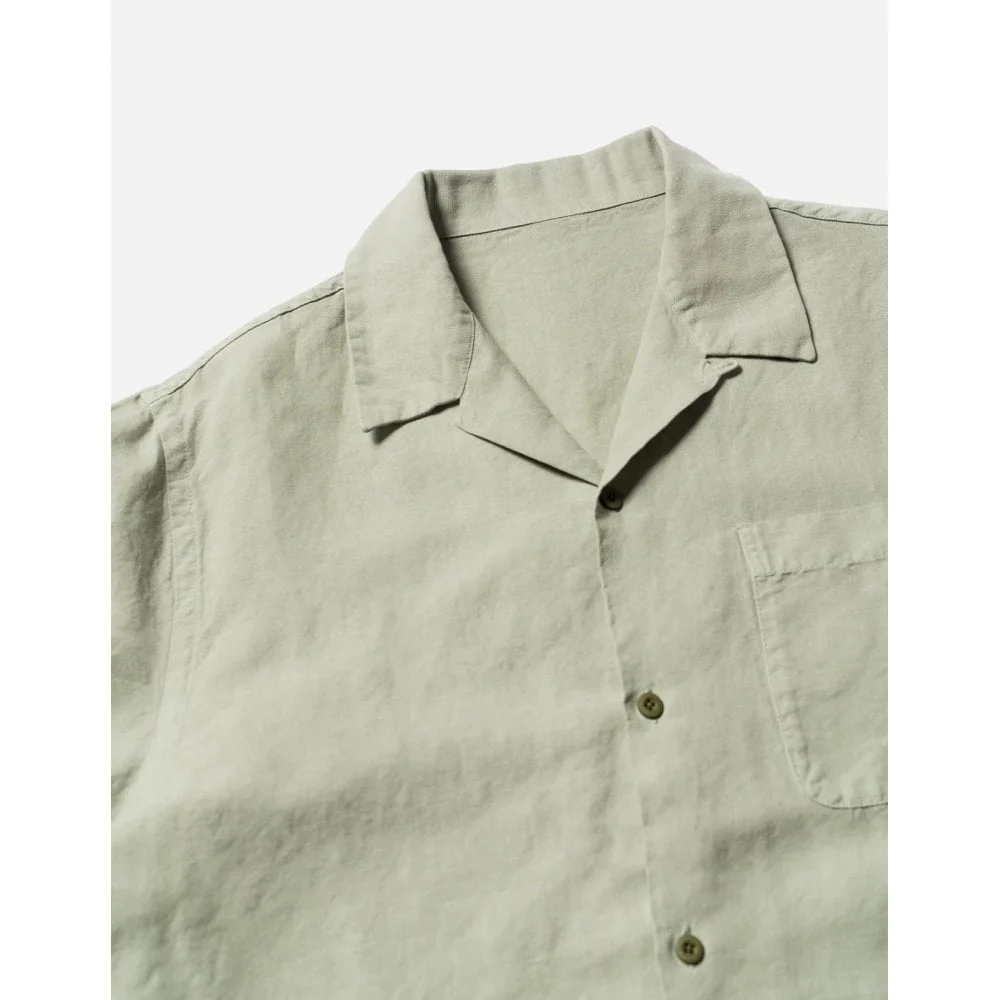5211 Hemp Camp Collar Shirt - Sage - Image 9