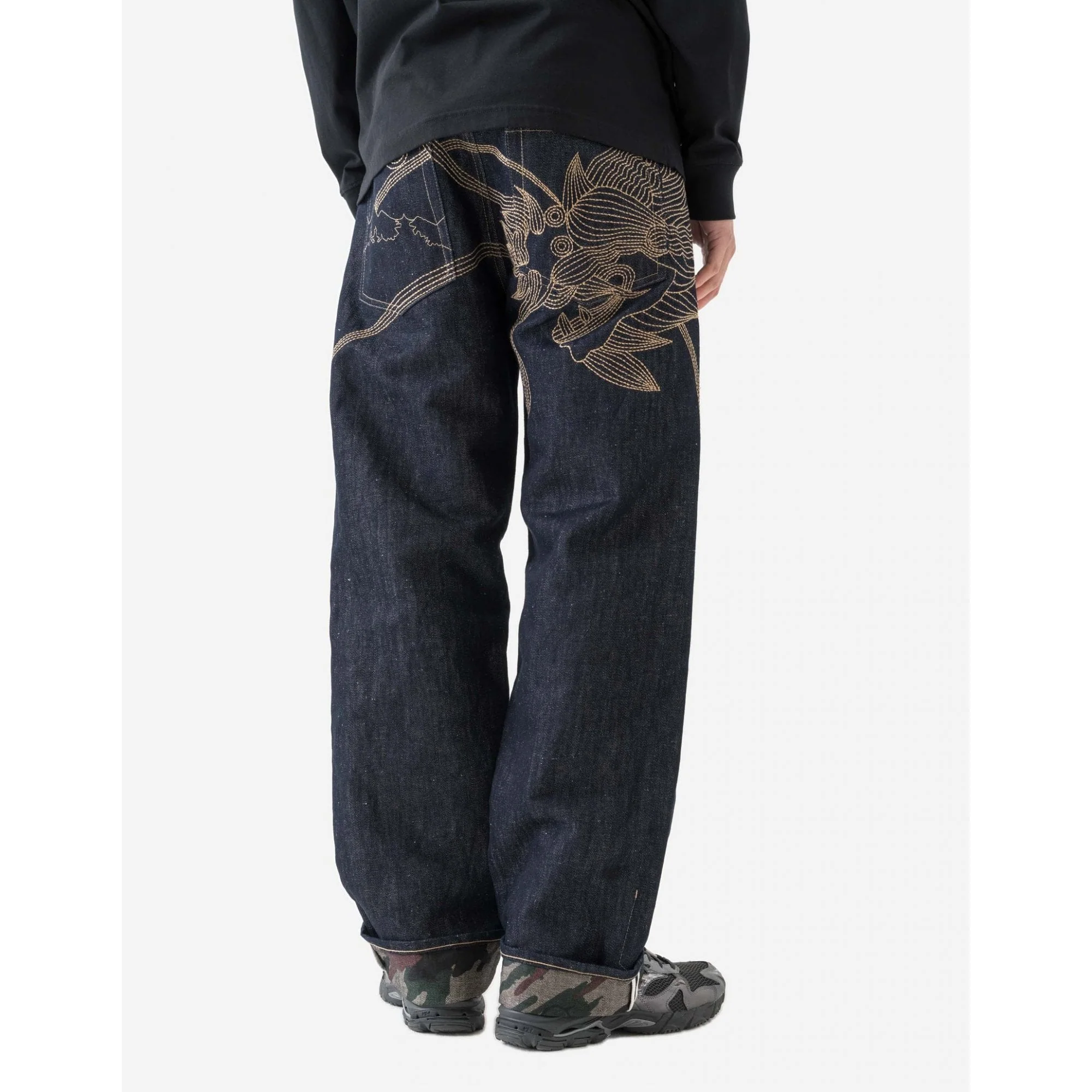 6060 Dragon Hemp Denim Jeans - Image 5