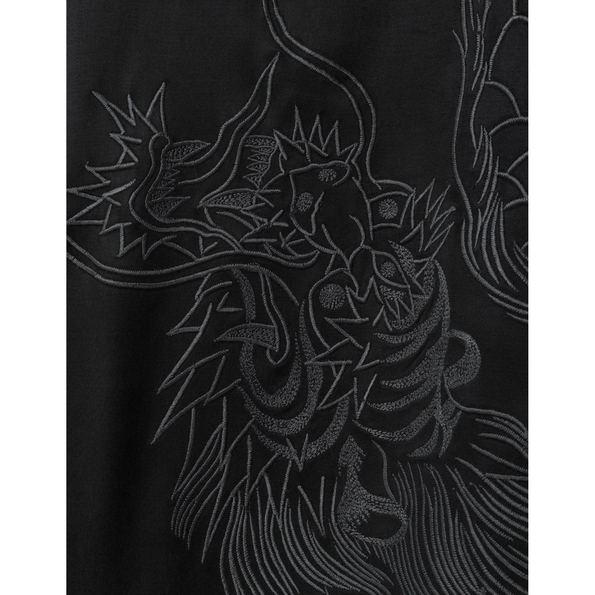 6098 Tiger Dragon Camp Collar Shirt - Image 6